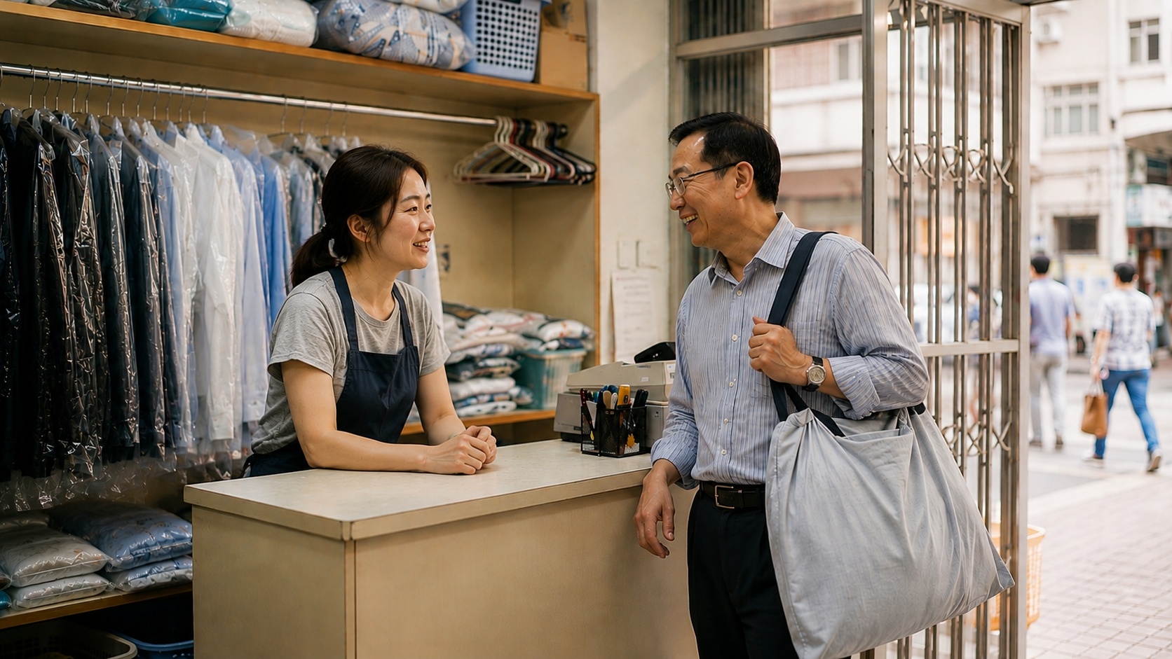 傳統洗衣店頂讓｜擁有街坊及商業客源，經營多年生意轉讓